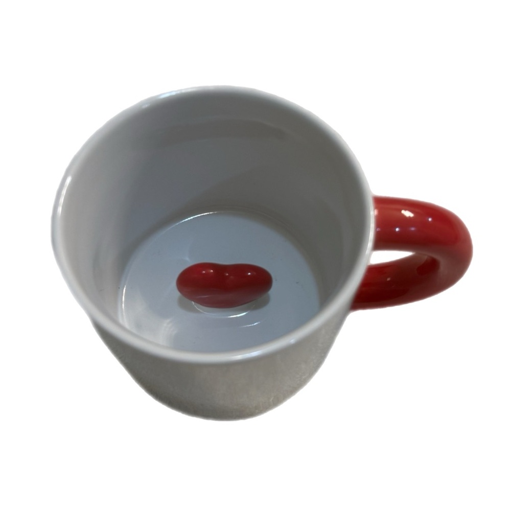 Spritz Target Valentine’s Day Themed Ceramic Red Heart Mug NWT
